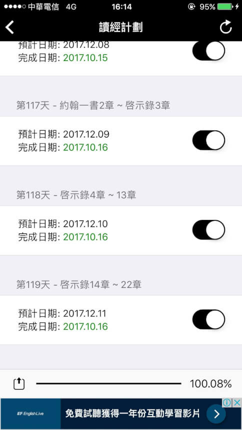 速讀聖經一遍的見證